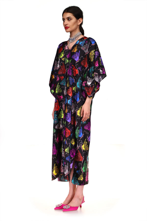 'MILLE PAPILLONS' KAFTAN DRESS - DRESSES - Libertine