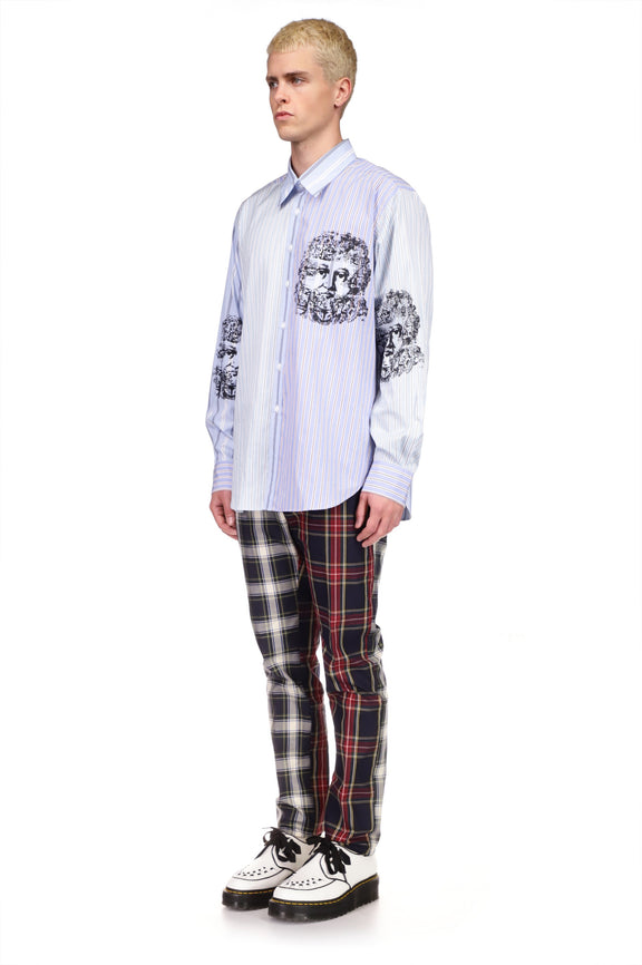 'FACE' CLASSIC SHIRT WITH POCKET - SHIRTS - Libertine