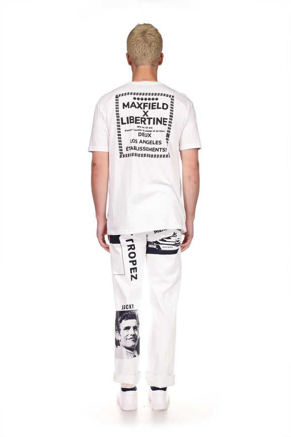 'MEGA YACHT' MEN'S WHITE CHINOS - PANTS - Libertine