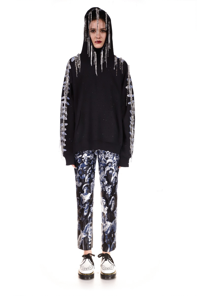 'FROZEN DRIZZLE' HOODIE - SWEATSHIRTS - Libertine|https://cdn.shopify.com/videos/c/o/v/8c11641905f9472db9e84a947037c2f0.mp4