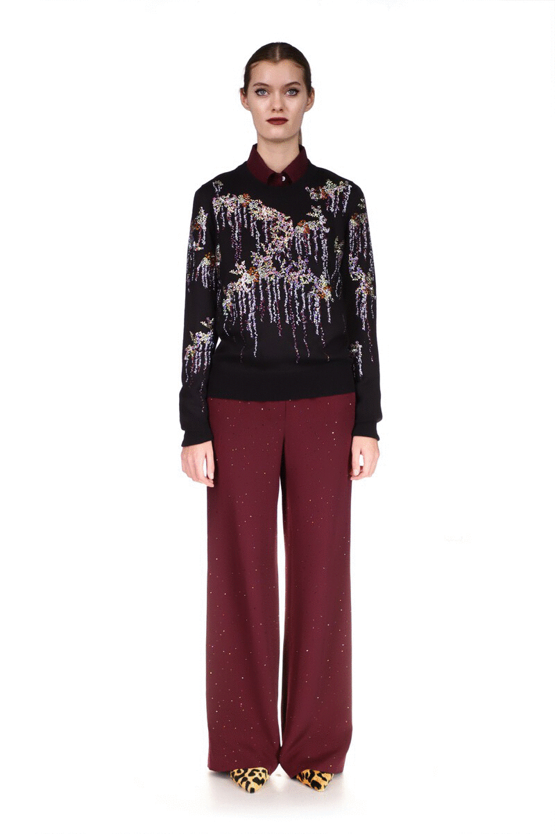 'FIREWORKS' SILKY CASHMERE PULLOVER - SWEATERS - Libertine