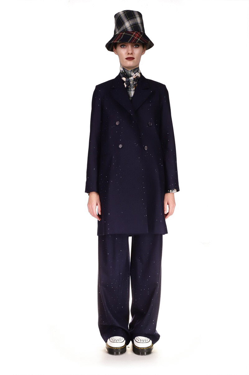 'STAR DUST' NAVY LONG DOUBLE BREASTED JACKET - JACKETS - Libertine|https://cdn.shopify.com/videos/c/o/v/3e7f68b2c1994ed89291d57df98affcc.mp4